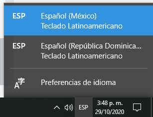 como cambiar el idioma del teclado